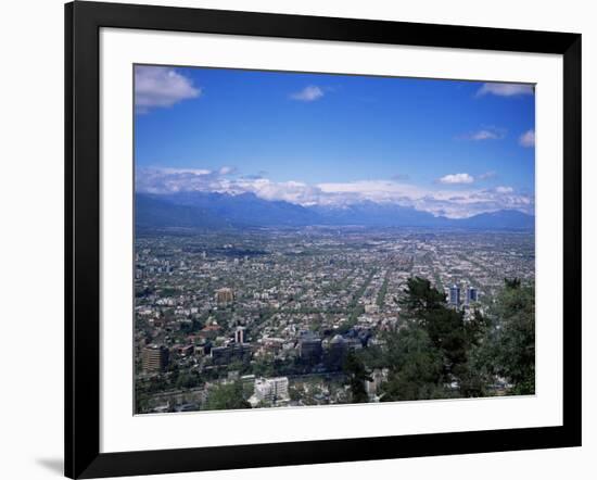 Santiago and the Andes Beyond, Chile, South America-Christopher Rennie-Framed Photographic Print