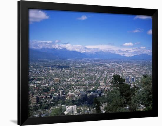 Santiago and the Andes Beyond, Chile, South America-Christopher Rennie-Framed Photographic Print