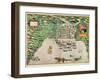 Santiago, Cape Verde, 1589-Baptista Boazio-Framed Giclee Print