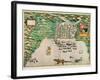 Santiago, Cape Verde, 1589-Baptista Boazio-Framed Giclee Print