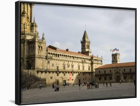 Santiago Cathedral on the Plaza Do Obradoiro, Galicia, Spain-Robert Harding-Framed Photographic Print