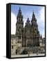 Santiago Cathedral on the Plaza Do Obradoiro, Santiago De Compostela, Spain-R H Productions-Framed Stretched Canvas