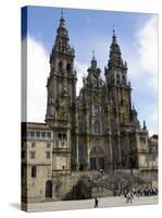 Santiago Cathedral on the Plaza Do Obradoiro, Santiago De Compostela, Spain-R H Productions-Stretched Canvas