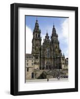 Santiago Cathedral on the Plaza Do Obradoiro, Santiago De Compostela, Spain-R H Productions-Framed Photographic Print