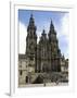 Santiago Cathedral on the Plaza Do Obradoiro, Santiago De Compostela, Spain-R H Productions-Framed Photographic Print