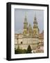 Santiago Cathedral with the Palace of Raxoi in Foreground, Santiago De Compostela, Spain-R H Productions-Framed Photographic Print