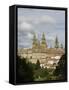 Santiago Cathedral with the Palace of Raxoi in Foreground, Santiago De Compostela, Spain-R H Productions-Framed Stretched Canvas