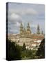 Santiago Cathedral with the Palace of Raxoi in Foreground, Santiago De Compostela, Spain-R H Productions-Stretched Canvas