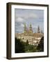 Santiago Cathedral with the Palace of Raxoi in Foreground, Santiago De Compostela, Spain-R H Productions-Framed Photographic Print