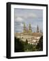 Santiago Cathedral with the Palace of Raxoi in Foreground, Santiago De Compostela, Spain-R H Productions-Framed Photographic Print