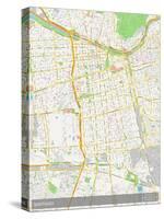 Santiago, Chile Map-null-Stretched Canvas