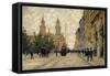 Santiago De Chile, 1904 (Oil on Canvas)-Fernando Laroche-Framed Stretched Canvas