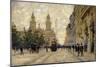 Santiago De Chile, 1904 (Oil on Canvas)-Fernando Laroche-Mounted Giclee Print