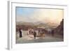 Santiago De Chile from the Hill of Santa Lucia Looking to the West, 1841-Johann Moritz Rugendas-Framed Giclee Print