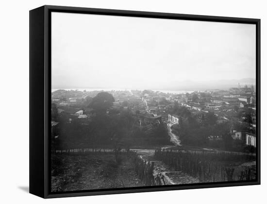 Santiago De Cuba from the Heights-null-Framed Stretched Canvas