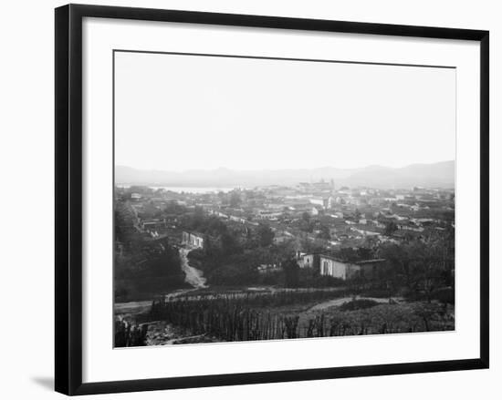 Santiago De Cuba from the Heights-null-Framed Photo