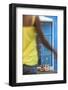 Santiago De Cuba Province, Historical Center, Calle Heredia, Guitars by Balcony-Jane Sweeney-Framed Photographic Print