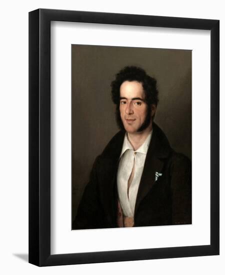 Santiago Miranda, 1836-Antonio Maria Esquivel-Framed Giclee Print