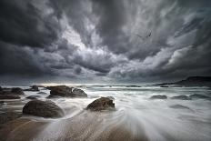 Flight over Troubled Waters-Santiago Pascual-Framed Photographic Print