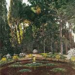 Garden (Arbucies)-Santiago Rusinol i Prats-Art Print