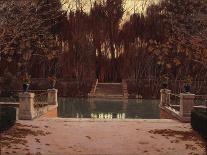 The Landing Stage-Santiago Rusiñol-Stretched Canvas