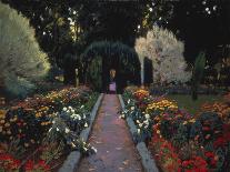 In the Garden of Aranjuez. 1908-Santiago Rusinol y Prats-Framed Stretched Canvas