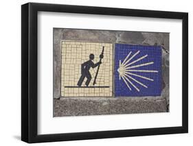 Santiago trail landmark, Chartres, Eure-et-Loir, France-Godong-Framed Photographic Print