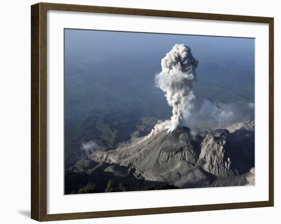 Santiaguito Ash Eruption, Guatemala-null-Framed Photographic Print