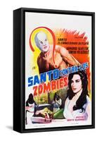 Santo Contra los Zombies (aka Invasion of the Zombies)-null-Framed Stretched Canvas