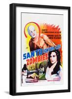 Santo Contra los Zombies (aka Invasion of the Zombies)-null-Framed Art Print