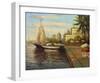 Santo Domingo Harbor-Enrique Bolo-Framed Art Print