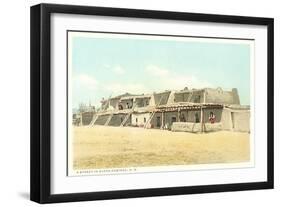 Santo Domingo Pueblo-null-Framed Art Print