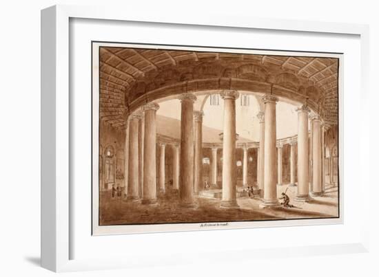 Santo Stefano Rotondo, 1833-Agostino Tofanelli-Framed Giclee Print