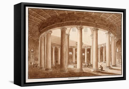 Santo Stefano Rotondo, 1833-Agostino Tofanelli-Framed Stretched Canvas