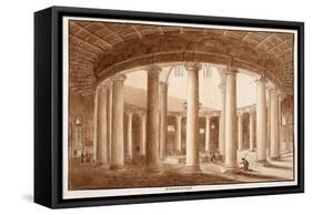 Santo Stefano Rotondo, 1833-Agostino Tofanelli-Framed Stretched Canvas