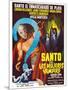 Santo vs. Las Mujeres Vampiro, Spanish poster art, 1962-null-Mounted Poster