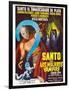 Santo vs. Las Mujeres Vampiro, Spanish poster art, 1962-null-Framed Poster