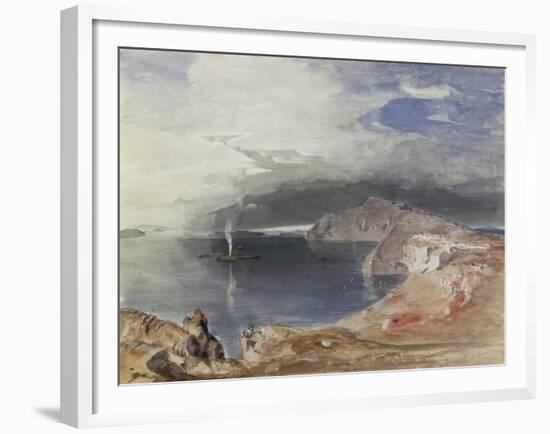 Santorini, 1845-Carl Rottmann-Framed Giclee Print