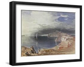 Santorini, 1845-Carl Rottmann-Framed Giclee Print