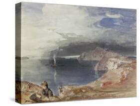 Santorini, 1845-Carl Rottmann-Stretched Canvas