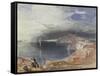 Santorini, 1845-Carl Rottmann-Framed Stretched Canvas