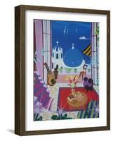 Santorini, 2012-Herbert Railton-Framed Giclee Print