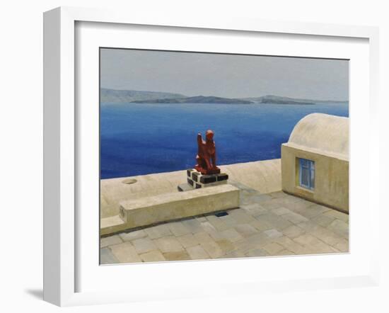 Santorini 6-Trevor Neal-Framed Giclee Print