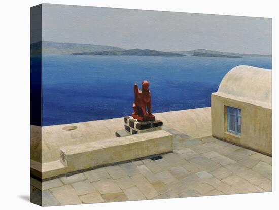 Santorini 6-Trevor Neal-Stretched Canvas