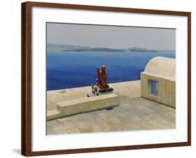 Santorini 6-Trevor Neal-Framed Giclee Print