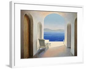 Santorini 9-Trevor Neal-Framed Giclee Print