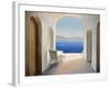 Santorini 9-Trevor Neal-Framed Giclee Print