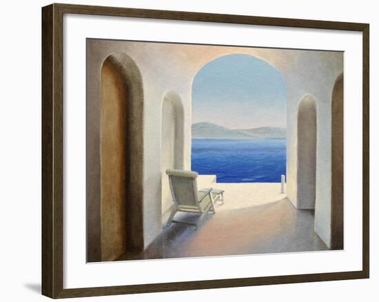 Santorini 9-Trevor Neal-Framed Giclee Print