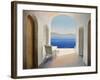 Santorini 9-Trevor Neal-Framed Giclee Print