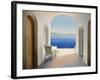 Santorini 9-Trevor Neal-Framed Giclee Print